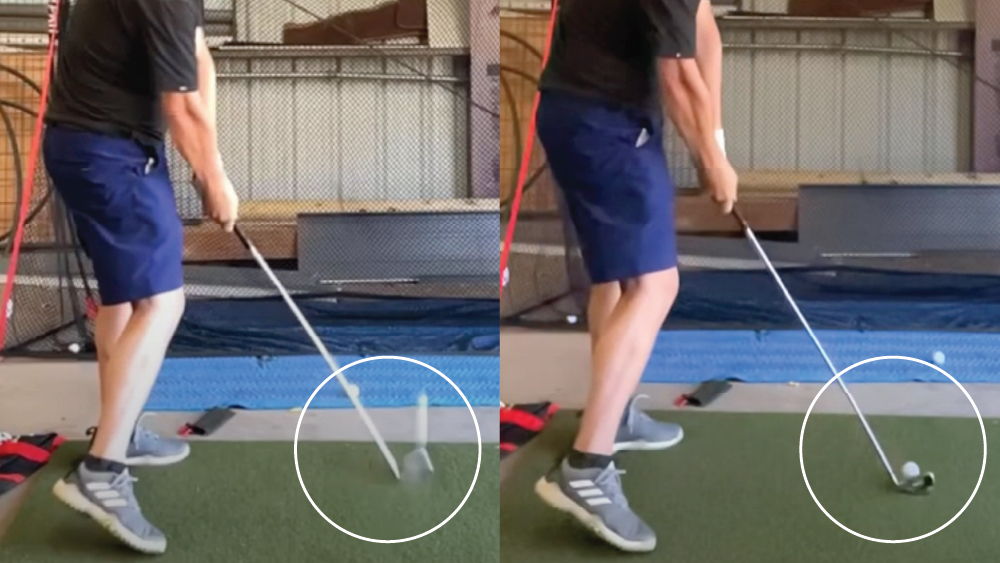 side-by-side comparison of two videos showing the improvement in motion blur